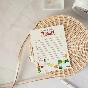 ($5) Things To Do Before Alcohol Notepad